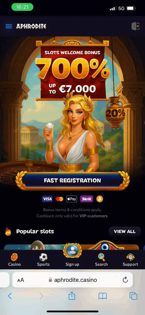 Aphrodite Casino App